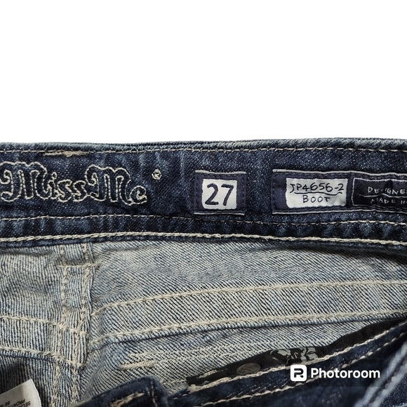Miss Me Jeans, sz 27 bootcut western cowgirlcore, boho, - Picture 6 of 11